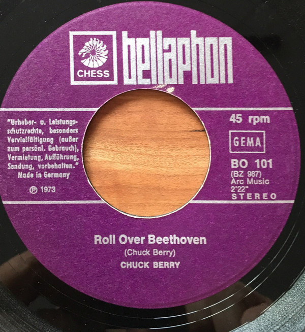 Chuck Berry - Roll Over Beethoven / Rock'n Roll Music | Bellaphon (BO 101)