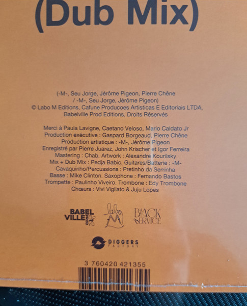 -M- , Seu Jorge - Parioca | Diggers Factory (3 760420 421355) - 3 -M- , Seu Jorge - Parioca | Diggers Factory (3 760420 421355) - 3