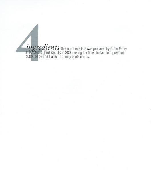 Colin Potter & The Hafler Trio - A Pressed On Sandwich | Nextera (ERA 2040-2) - 3 Colin Potter & The Hafler Trio - A Pressed On Sandwich | Nextera (ERA 2040-2) - 3