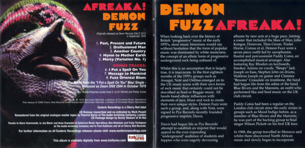 Demon Fuzz - Afreaka! | Esoteric Recordings (ECLEC2111) - 4