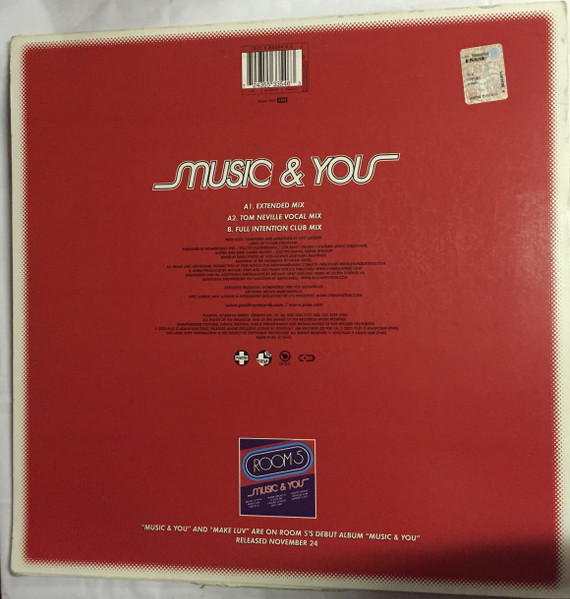 Room 5 Featuring Oliver Cheatham - Music & You | Positiva (12TIV-197) - 2