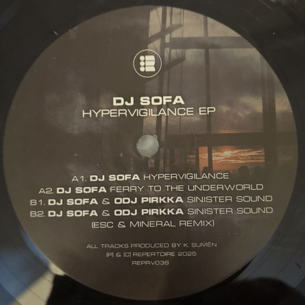 DJ Sofa , ODJ Pirkka - Hypervigilance Ep | Repertoire (REPRV036)