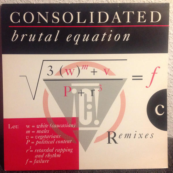 Consolidated - Brutal Equation (Remixes) | Nettwerk Europe (NET 031) - main
