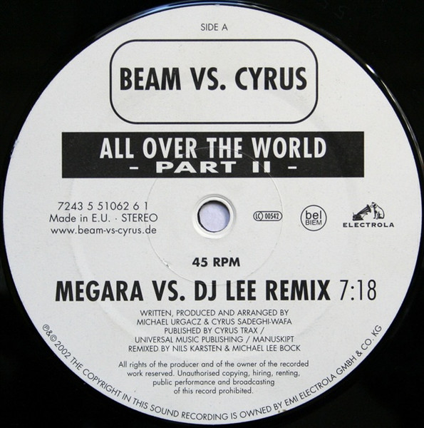 Beam Vs. Cyrus - All Over The World (Part II) | EMI Electrola (7243 5 51062 6 1) - 3 Beam Vs. Cyrus - All Over The World (Part II) | EMI Electrola (7243 5 51062 6 1) - 3