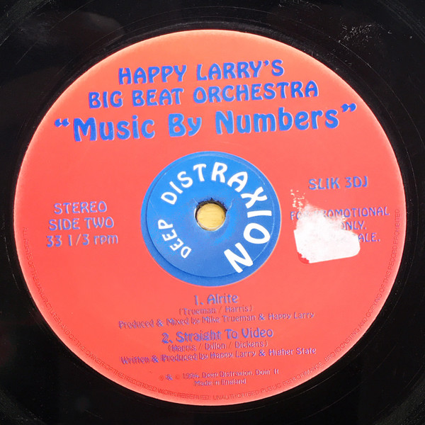 Happy Larry's Big Beat Orchestra - Music by Numbers | Deep Distraxion (SLIK 3DJ) - 2