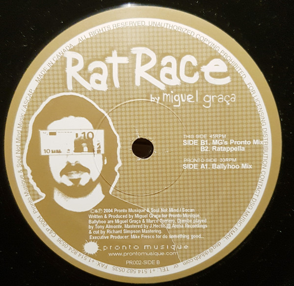 Miguel Graça - Rat Race | Pronto Musique (PR002)