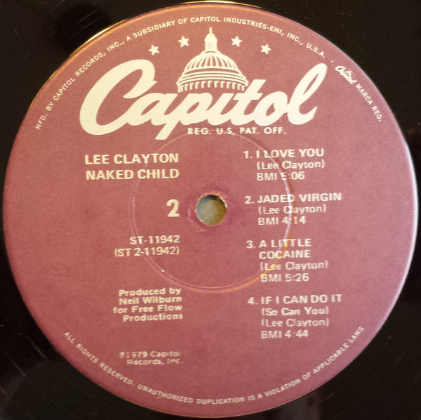 Lee Clayton - Naked Child | Capitol Records (ST-11942) - 4