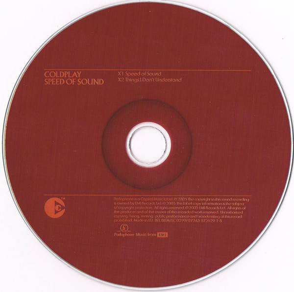 Coldplay - Speed Of Sound | Parlophone (07243 872629 2 8) - 4