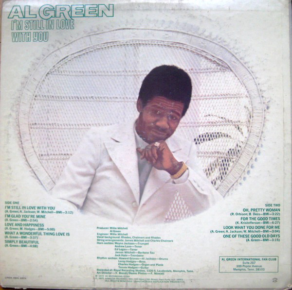 Al Green - I'm Still In Love With You | London Records (XSHL 32074) - 2