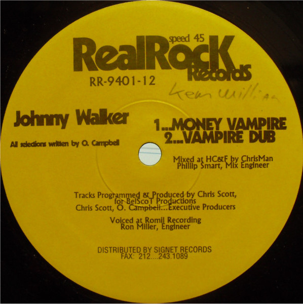 Johnny Walker - Money Vampire | RealRock Records (RR-9401-12)