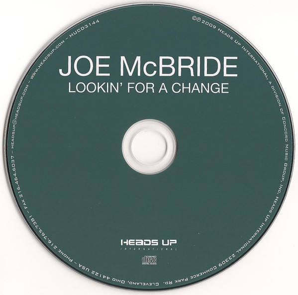 Joe McBride - Lookin' For A Change | Heads Up International (HUCD 3144) - 3