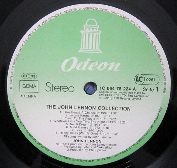 The John Lennon Collection