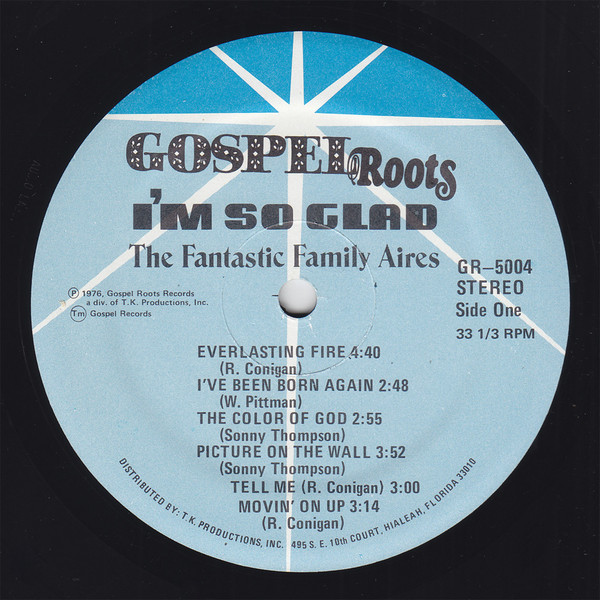 The Fantastic Familyaires - I'm So Glad | Gospel Roots (GR-5004) - 2 The Fantastic Familyaires - I'm So Glad | Gospel Roots (GR-5004) - 2