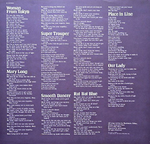 Deep Purple - Who Do We Think We Are | Warner Bros. Records (P-10103W) - 4