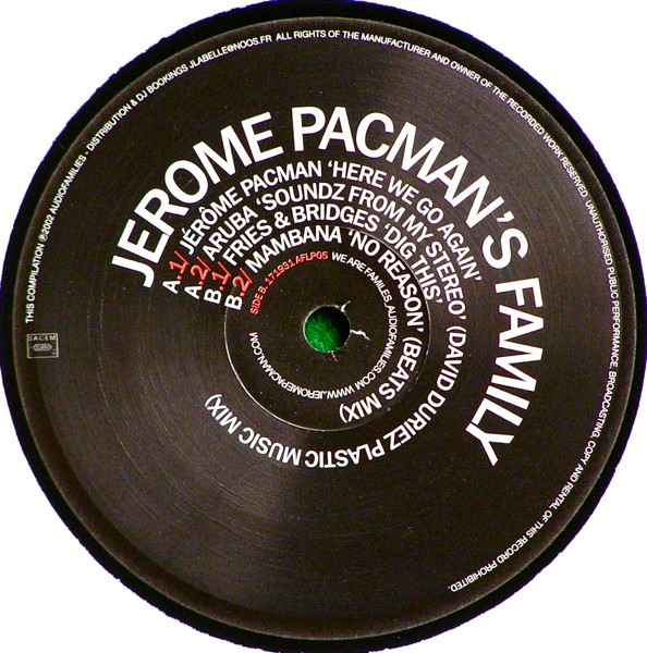 Various - Jérôme Pacman's Family | FAMILIES (AFLP05) - 4 Various - Jérôme Pacman's Family | FAMILIES (AFLP05) - 4