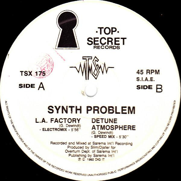 Synth Problem - L.A. Factory | Top Secret Records (TSX 175) - main