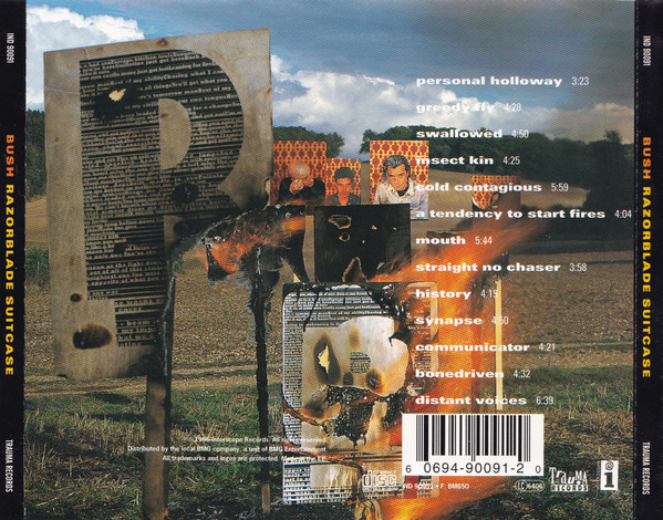 Bush - Razorblade Suitcase | Trauma Records (IND 90091) - 2