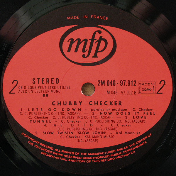 Chubby Checker - Chubby Checker | Music For Pleasure (2 M 046 - 97912) - 4