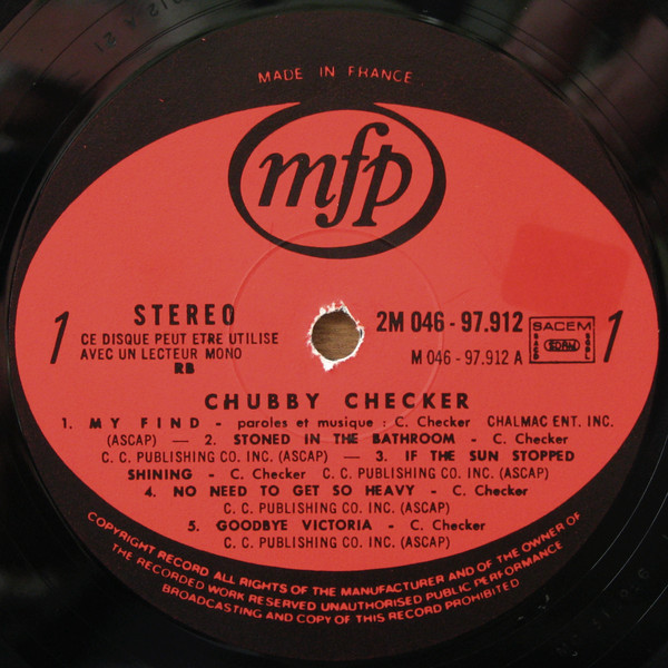 Chubby Checker - Chubby Checker | Music For Pleasure (2 M 046 - 97912) - 3