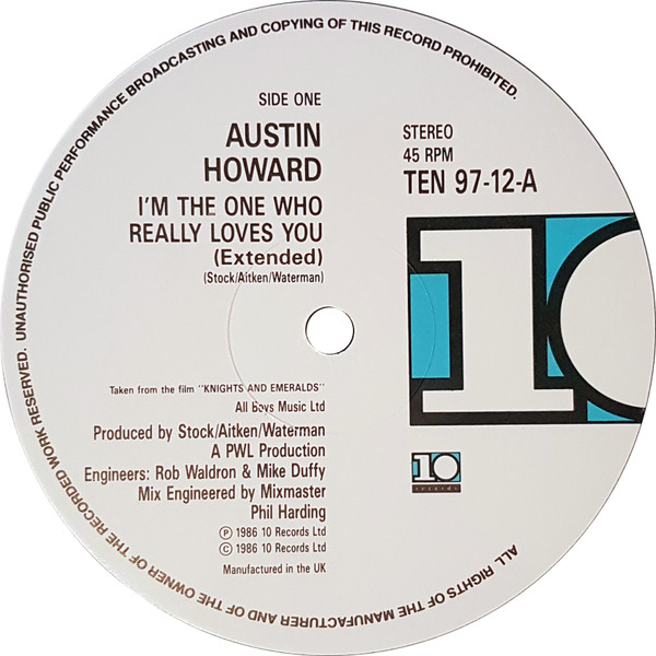 Austin Howard - I'm The One Who Really Loves You | 10 Records (TEN 97-12) - 2 Austin Howard - I'm The One Who Really Loves You | 10 Records (TEN 97-12) - 2