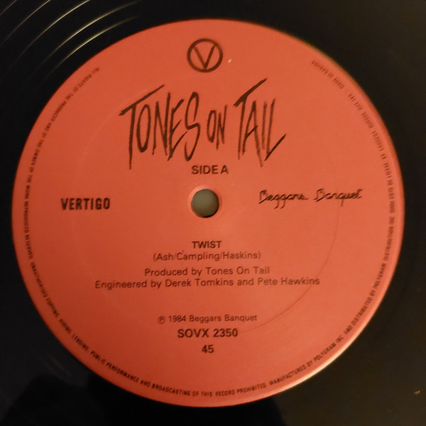 Tones On Tail - Go! | Vertigo (SOVX 2350) - 3