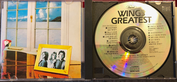 Wings - Wings Greatest | Capitol Records (CDP 7 46056 2) - 3 Wings - Wings Greatest | Capitol Records (CDP 7 46056 2) - 3