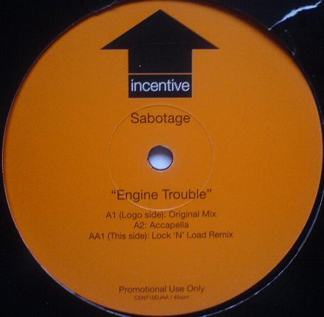 Sabotage - Engine Trouble | Incentive (CENT10TDJ) - main