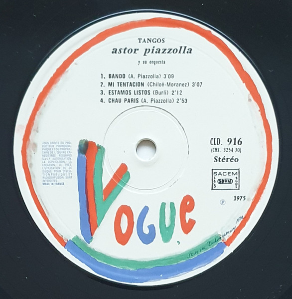 Astor Piazzolla, Su Bandoneon y Sus Cuerdas - Tangos | Vogue (CLD. 916) - 4 Astor Piazzolla, Su Bandoneon y Sus Cuerdas - Tangos | Vogue (CLD. 916) - 4