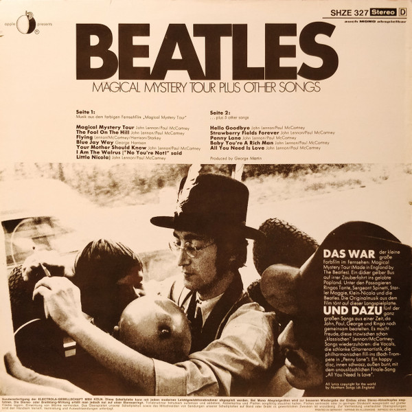 The Beatles - Magical Mystery Tour Plus Other Songs | Apple Records (SHZE 327) - 2