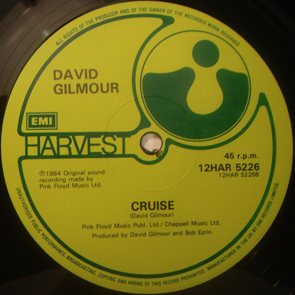 David Gilmour - Blue Light | Harvest (12 HAR 5226) - 4