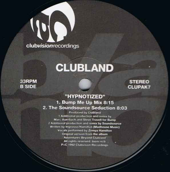 Clubland - Hypnotized | Clubvision Recordings (CLUPAK7) - 4