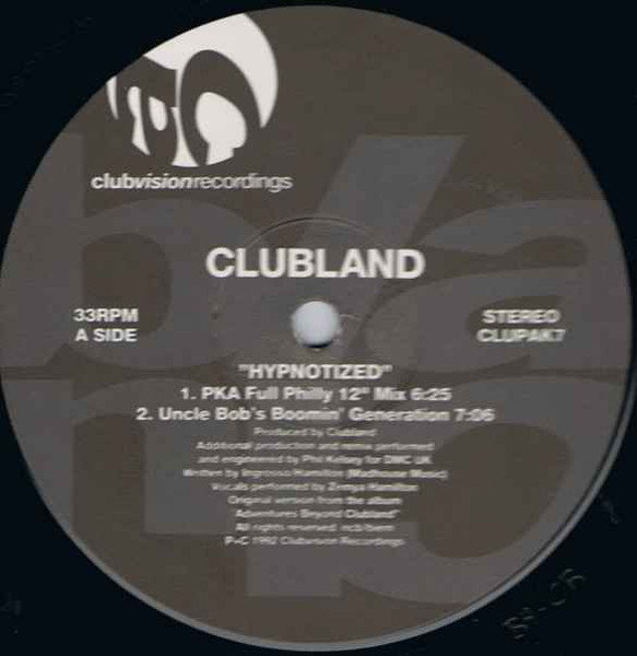 Clubland - Hypnotized | Clubvision Recordings (CLUPAK7) - 3