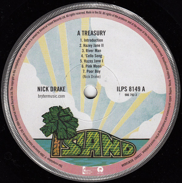 Nick Drake - A Treasury | Island Records (ILPS 8149) - 4