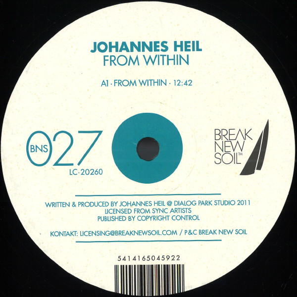 Johannes Heil - From Within | Break New Soil (BNS027)