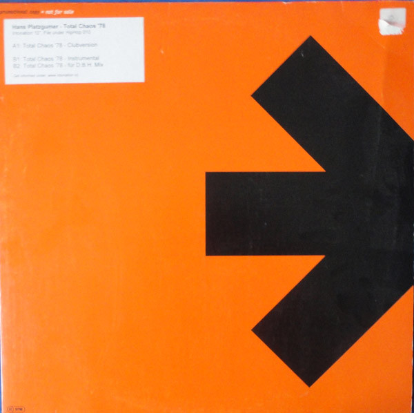 Hans Platzgumer - Total Chaos - Total Chaos '78 | Intonation Recordings (FileUnderHiphop 010)