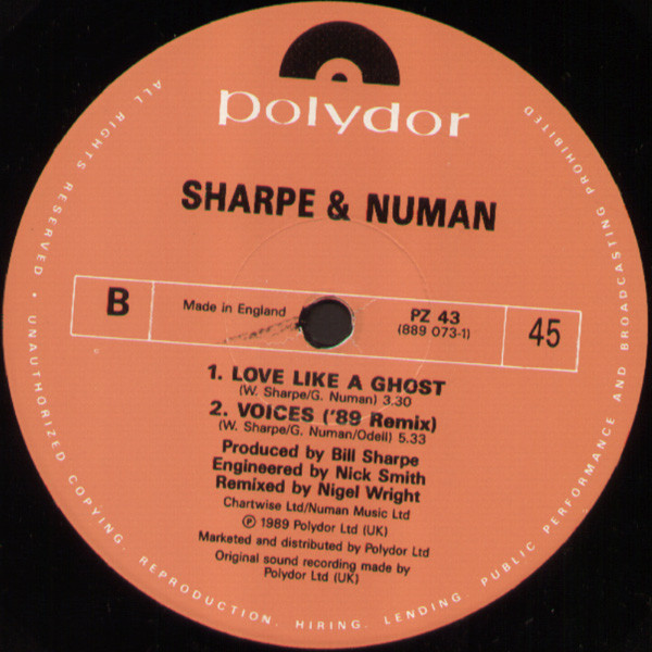 Sharpe & Numan - I'm On Automatic | Polydor (PZ 43) - 4