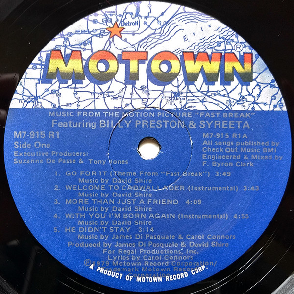 Billy Preston & Syreeta - Music From The Motion Picture "Fast Break" | Motown (M7-915R1) - 3 Billy Preston & Syreeta - Music From The Motion Picture "Fast Break" | Motown (M7-915R1) - 3