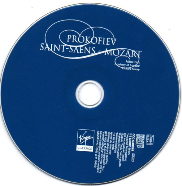 Sergei Prokofiev , Camille Saint-Saëns , Wolfgang Amadeus Mozart , Julien Clerc , Academy Of London , Richard Stamp - Pierre Et Le Loup / Le Carnaval Des Animaux | Virgin Classics (50999 228878 2 5) - 3