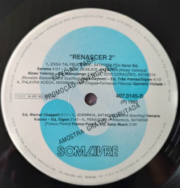 Various - Renascer 2 | Som Livre (407.0145) - 4