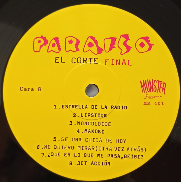 Paraiso - El Corte Final | Munster Records (MR 401) - 4 Paraiso - El Corte Final | Munster Records (MR 401) - 4