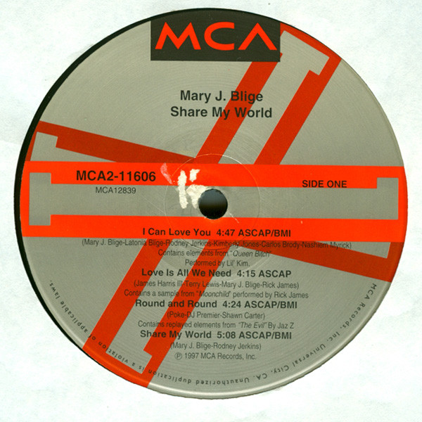 Mary J. Blige - Share My World | MCA Records (MCA2-11606) - 3 Mary J. Blige - Share My World | MCA Records (MCA2-11606) - 3