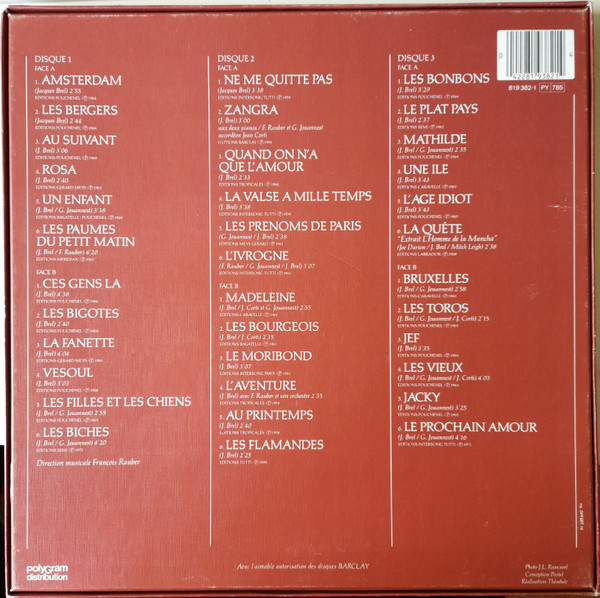 Jacques Brel - Jacques Brel | PolyGram Distribution (819 382-1) - 2