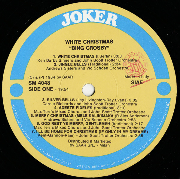 Bing Crosby - White Christmas | Joker (SM 4048) - 2 Bing Crosby - White Christmas | Joker (SM 4048) - 2