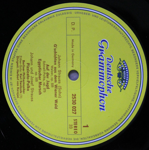 Johann Strauss Jr. , Josef Strauß , Berliner Philharmoniker , Herbert von Karajan - Walzer - Polkas - Märsche | Deutsche Grammophon (2530 027) - 3 Johann Strauss Jr. , Josef Strauß , Berliner Philharmoniker , Herbert von Karajan - Walzer - Polkas - Märsche | Deutsche Grammophon (2530 027) - 3