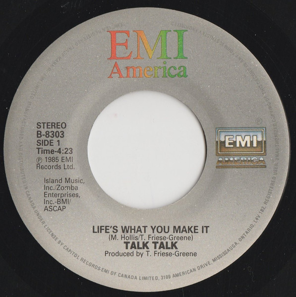 Talk Talk - Life's What You Make It | EMI America (B-8303) - 2 Talk Talk - Life's What You Make It | EMI America (B-8303) - 2