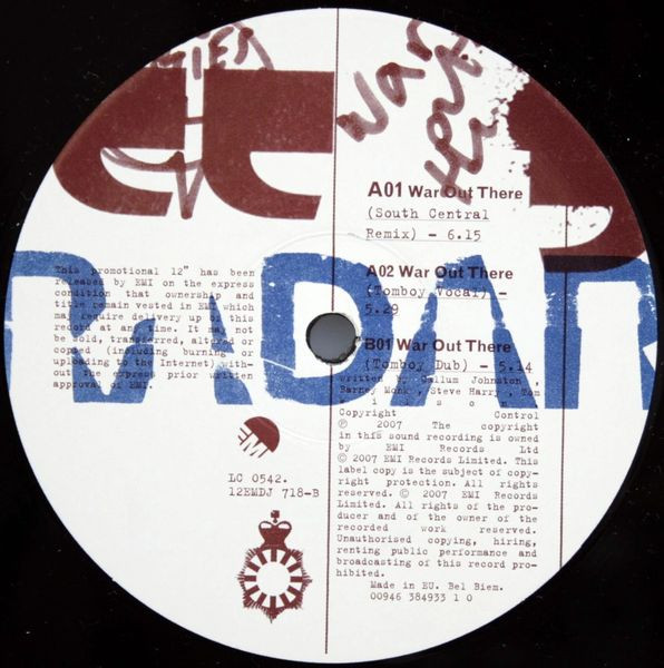 Radar - War Out There | EMI (12EMDJ 718) - 2