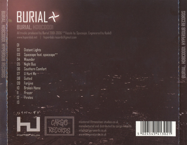 Burial - Burial | Hyperdub (HDBCD001) - 2