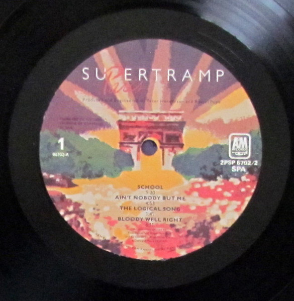 Supertramp - Paris | A&M Records (2PSP 6702/2) - 4