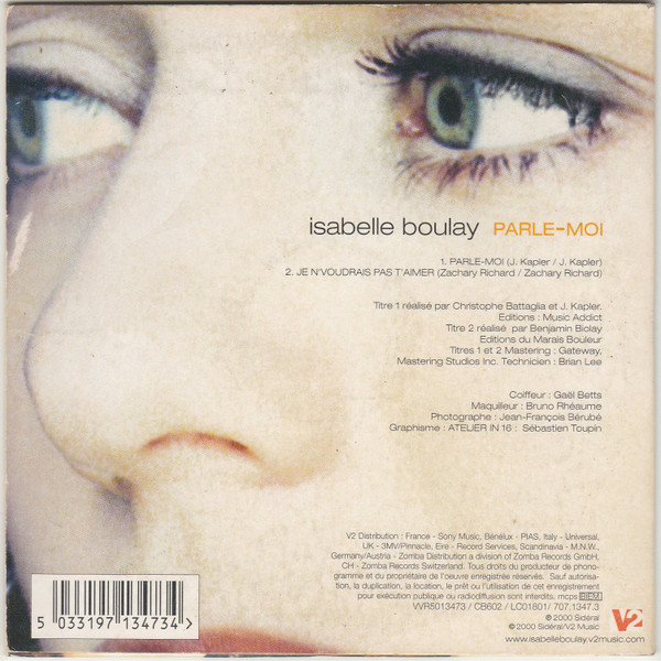 Isabelle Boulay - Parle-moi | V2 (VVR5013473) - 2
