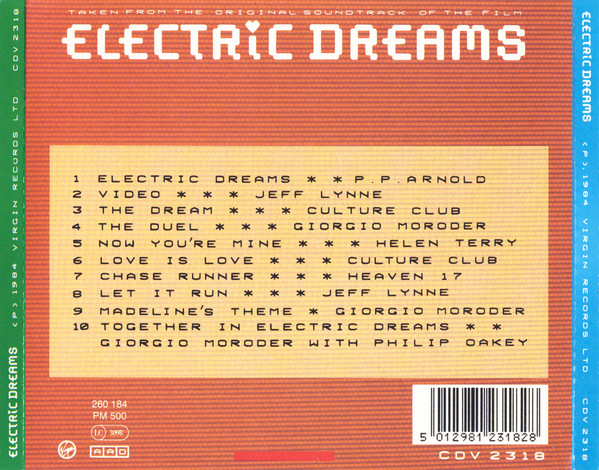 Various - Electric Dreams (Original Soundtrack From The Film) | Virgin (CDV 2318) - 2